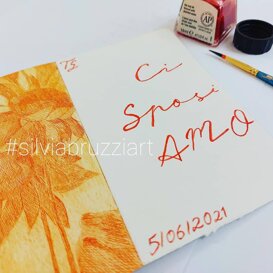 Partecipazione Artistica Incisione calcografica e scritta a mano a partire dai 5€€