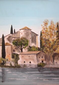 CASTEL TOBLINO Acrilico su tela - 1998 - 40x60