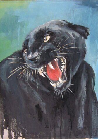 PANTERA olio su tela - 2005 - 50x60