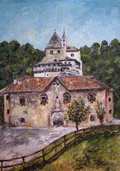 SAN ROMEDIO olio su tela - 1999 - 50x70