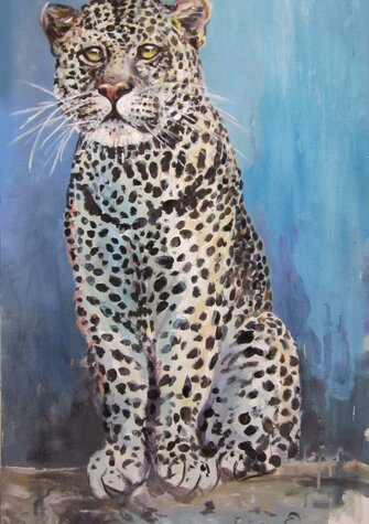 PICCOLO GIAGUARO olio su tela - 2005 - 40x70