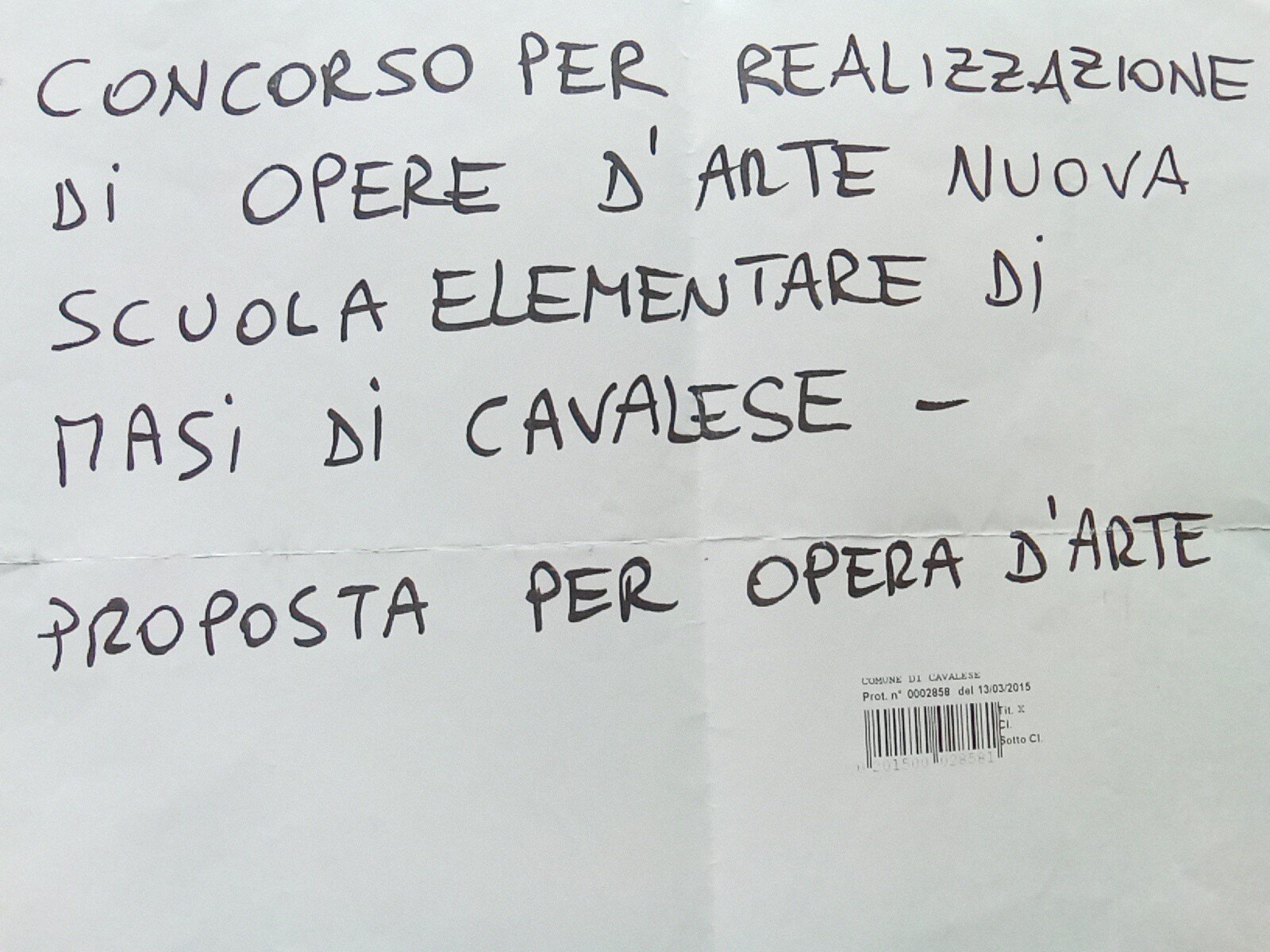Concorso per opera d' arte val di fiemme