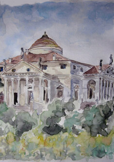 VILLA ROTONDA acquerello - 2000 - 50x60