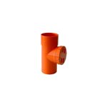 tubo-ispezione-a-t-pvc-arancione-da-100