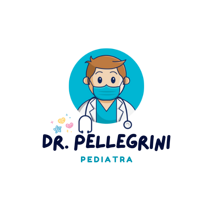 scritta blu