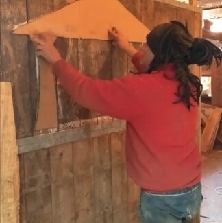 Momenti della costruzione del TEATRO