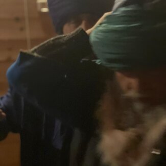 Momenti della preparazione delle maschere