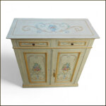 madia-antica-restaurata-di-fine-800-dipinta