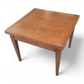 Tavolo in stile antico quadrato apribile SCHEDA PRODOTTO n° Prodotto/Sku : 1959 » Prodotto artigianale realizzabile su misura