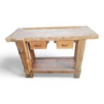 banco-da-falegname-e-lavoro-con-morsa-vecchia