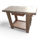 banco-da-lavoro-in-rovere-con-morsa-in-legno