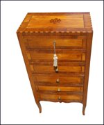 piccola-cassettiera-da-ingresso-lastronata-a-mano-sei-cassetti-intarsiata