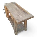 banco-da-falegname-e-lavoro-con-morsa-vecchia