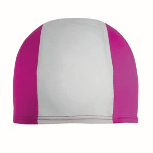 cuffia-da-piscina-in-poliestere-unisex-fuxia-e-blue