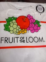 tris-t-shirt-fruit-unisex-mezza-manica-bianca-taglia-s-3-magliette
