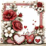 quadro-di-rose-e-cuori