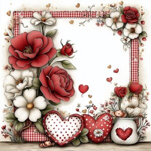 quadro-di-rose-e-cuori