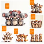tris-animali-graziosi-misura-l-cm-15x15