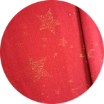 tessuto-in-panama-di-cotone-disstars-h145-cm-fondo-rosso-e-stelline-oro