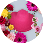 cappello-donna-mare-diametro-45cm-color-fuxia