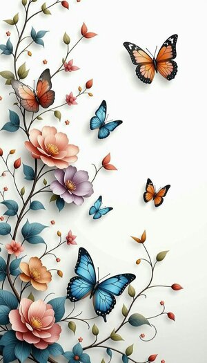 fiori-e-farfalle