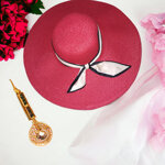 cappello-donna-mare-diametro-50cm-color-rosso