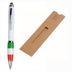 penna-biro-con-estremita-touch-bianca-tricolor-portapenna-in-cartoncino