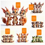 tris-animali-graziosi-misura-l-cm-15x15