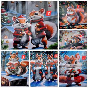 pannello-in-velluto-cm-47x47-disegno-scoiattolo-natalizio