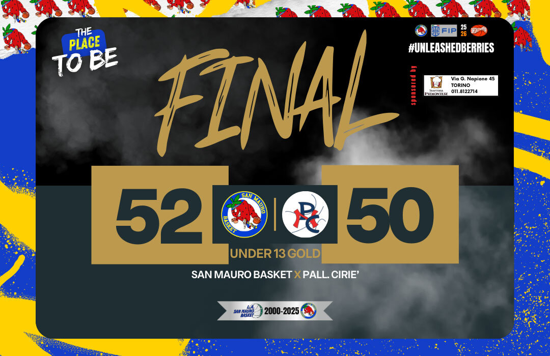 U13 GOLD: VITTORIA AL FOTOFINISH