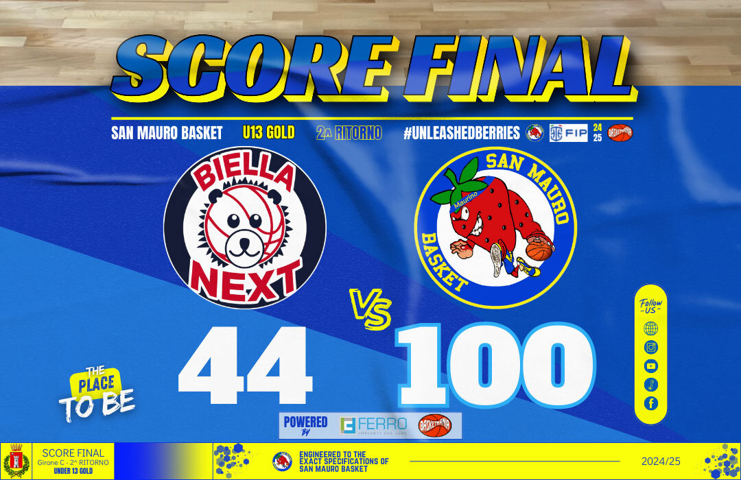 U13 GOLD: FACILE A BIELLA