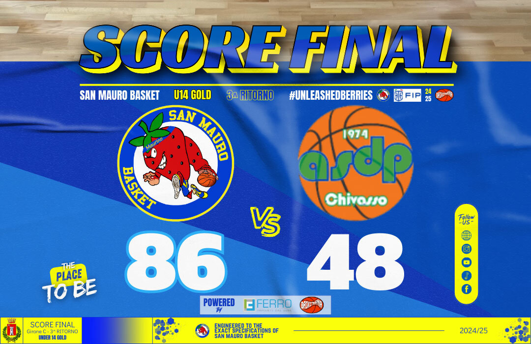 U14 GOLD: NETTA VITTORIA SU CHIVASSO