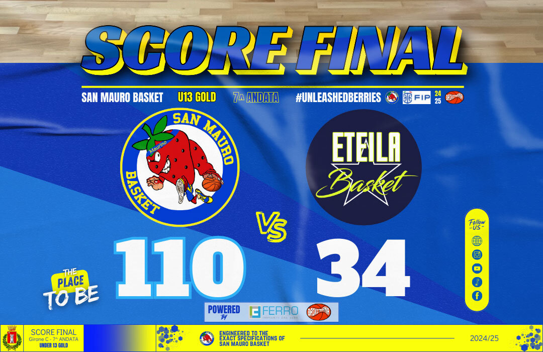 U13 GOLD: ANDATA DA IMBATTUTI U13 GOLD: ANDATA DA IMBATTUTI