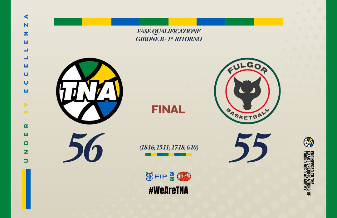 U17 ECC.: VITTORIA DI CARATTERE U17 ECC.: VITTORIA DI CARATTERE