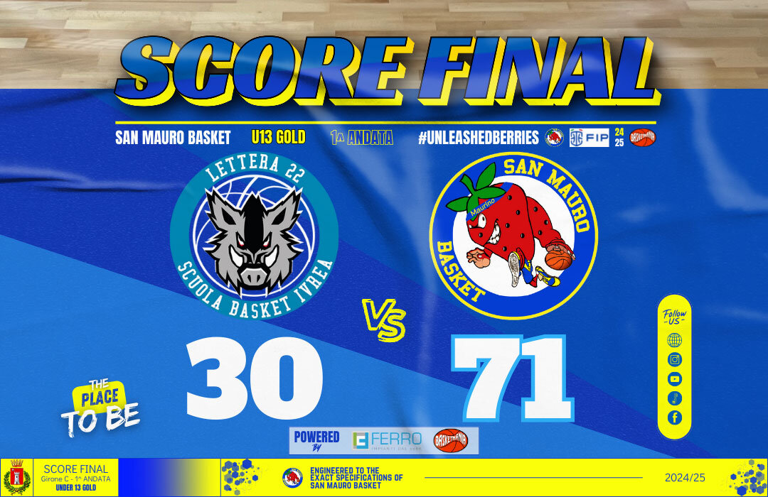 U13 GOLD: ESORDIO VINCENTE