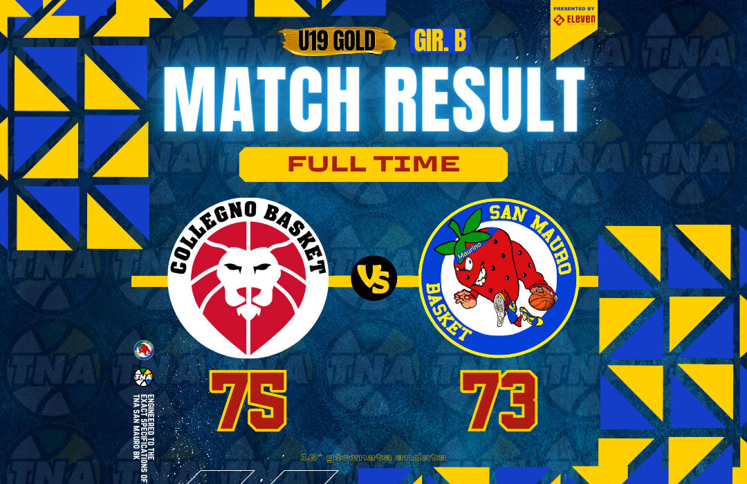 U19 GOLD: SCONFITTA A COLLEGNO