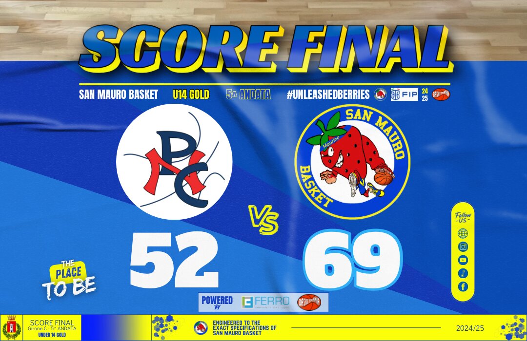 U14 GOLD: PRONTO RISCATTO