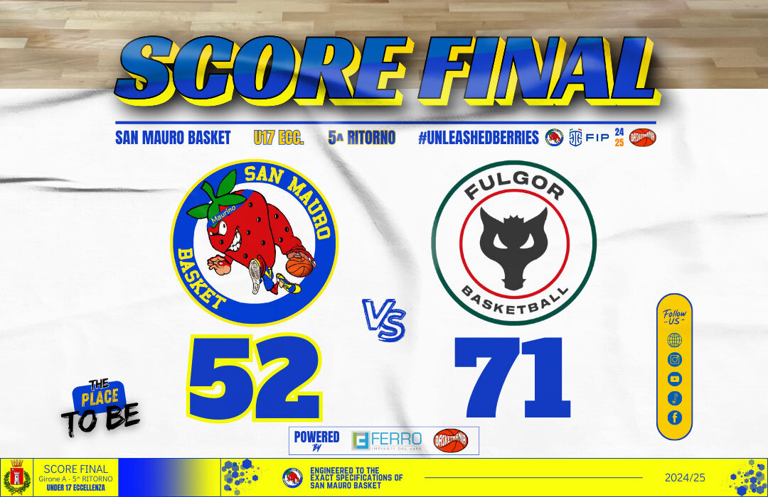 U17 ECC.: SCONFITTA CON OMEGNA