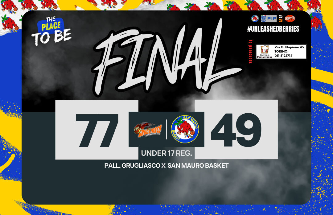 U17 REG.: SCONFITTA A GRUGLIASCO