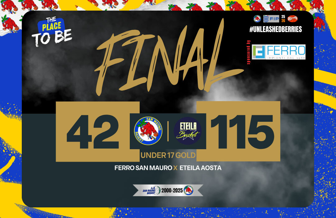 U17 GOLD: AOSTA TROPPO FORTE U17 GOLD: AOSTA TROPPO FORTE