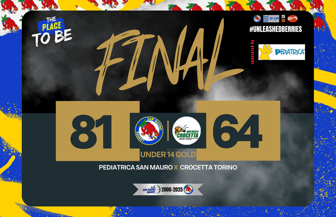 U14 GOLD: PRIMO POSTO CONSOLIDATO