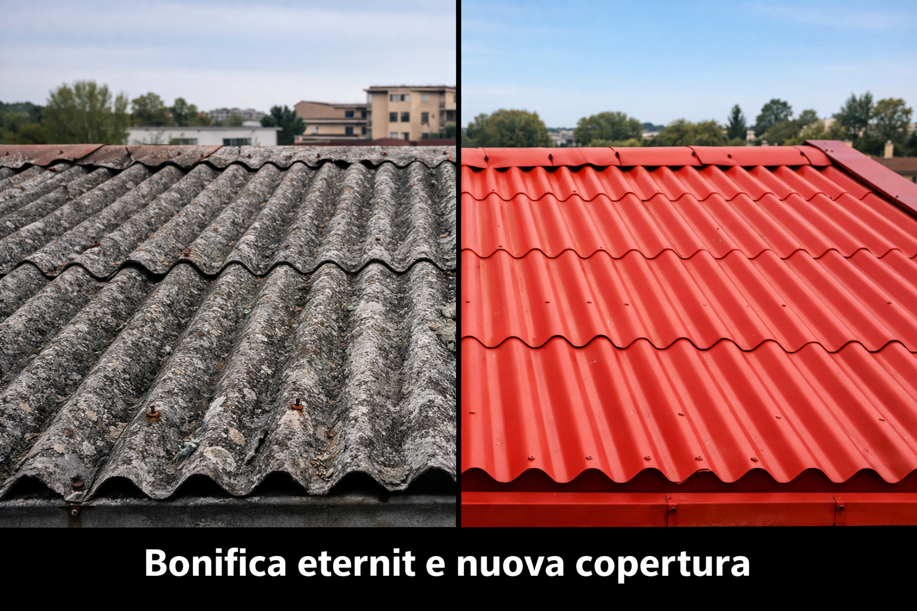 bonifica e nuova copertura 