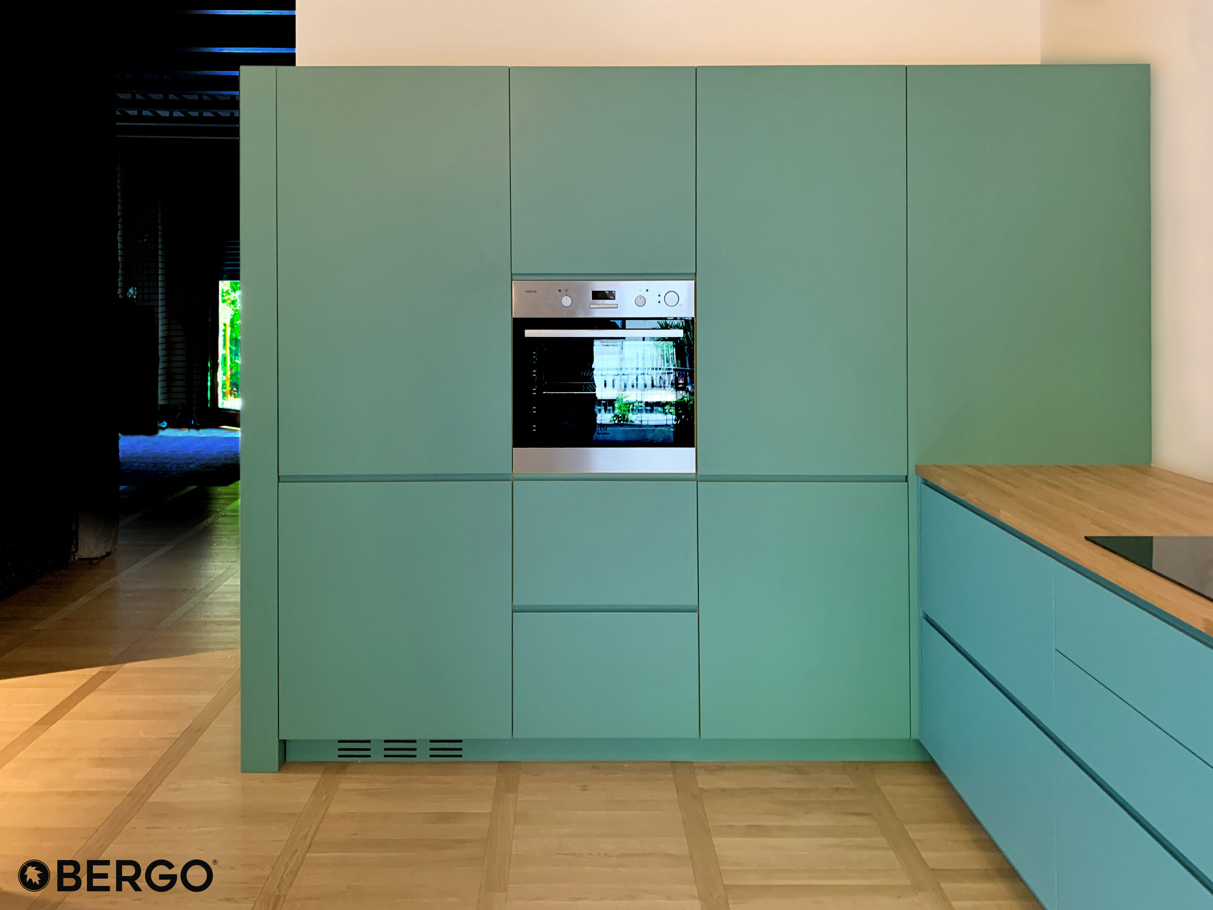 Cucina su misura ad angolo | Azzurra