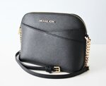 tracolla-michael-kors-dome-pelle-nera