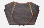 borsa-michael-kors-x-chain-large-logata-brown