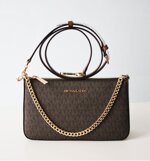 box-michael-kors-tracolla-portacarte-colore-brown