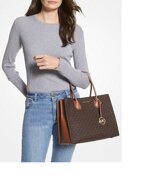 borsa-michael-kors-mercer-satchel-large-con-tracolla-logata-brown