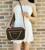 tracolla-michael-kors-chain-colore-brown