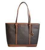 borsa-michael-kors-jet-set-large-logata-brown