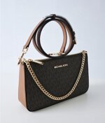 box-michael-kors-tracolla-portacarte-colore-brown